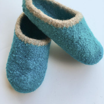 Kids Scuff Felted Slippers