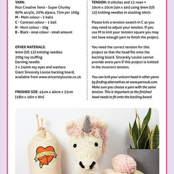 Unicorn Faux Taxidermy Head