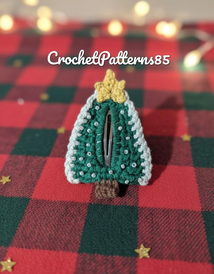 Christmas Tree Hair Clip English-US