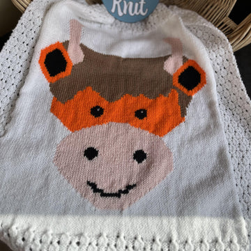 Highland Cow Baby Blanket