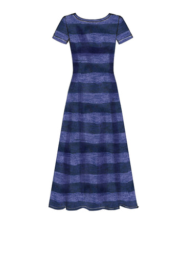 McCall's Misses' Knit Dresses with V, Crew or Scoop Necklines M7432 - Sewing Pattern