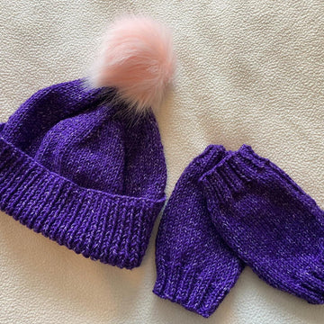 Simple Hat & Wrist Warmers