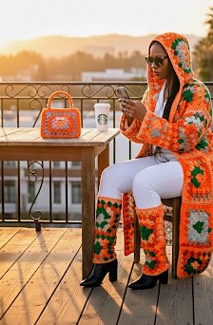 The Rainier Granny Square Duster