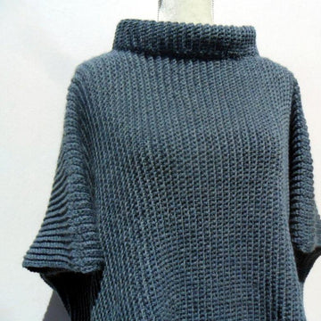 Ribbed Poncho