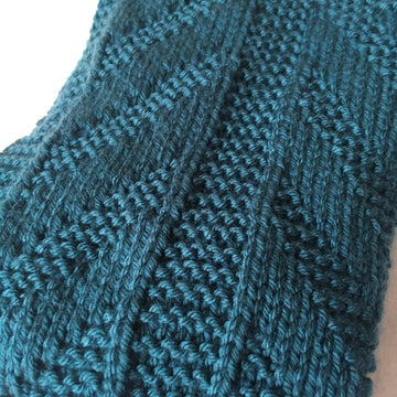 Zig Zag Split Blanket, Knitting Pattern