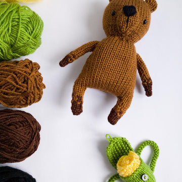 Josh the Bear - Toy Knitting Pattern
