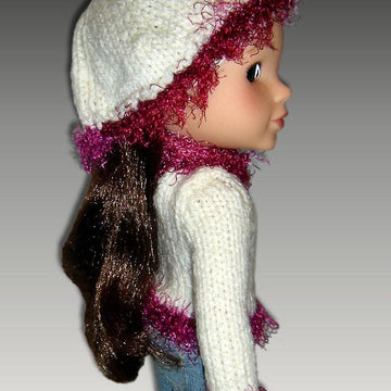 Sweater and Hat for Hearts for Hearts dolls, 14 inch