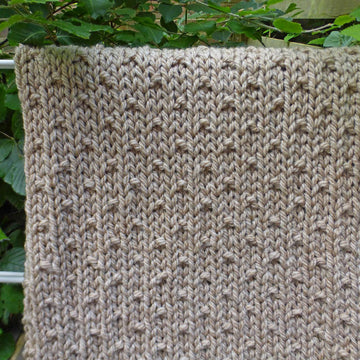 Dot Stitch Baby Blanket