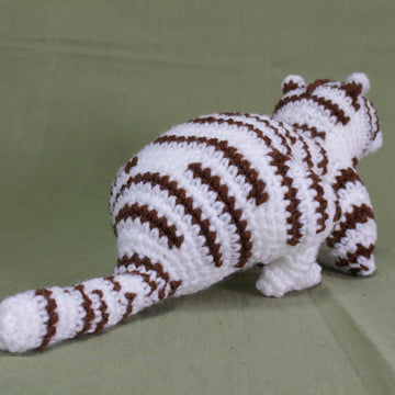 White tiger amigurumi / ホワイトタイガーのあみぐるみ