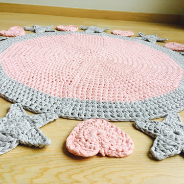 Crochet Pattern - Valentine Rug