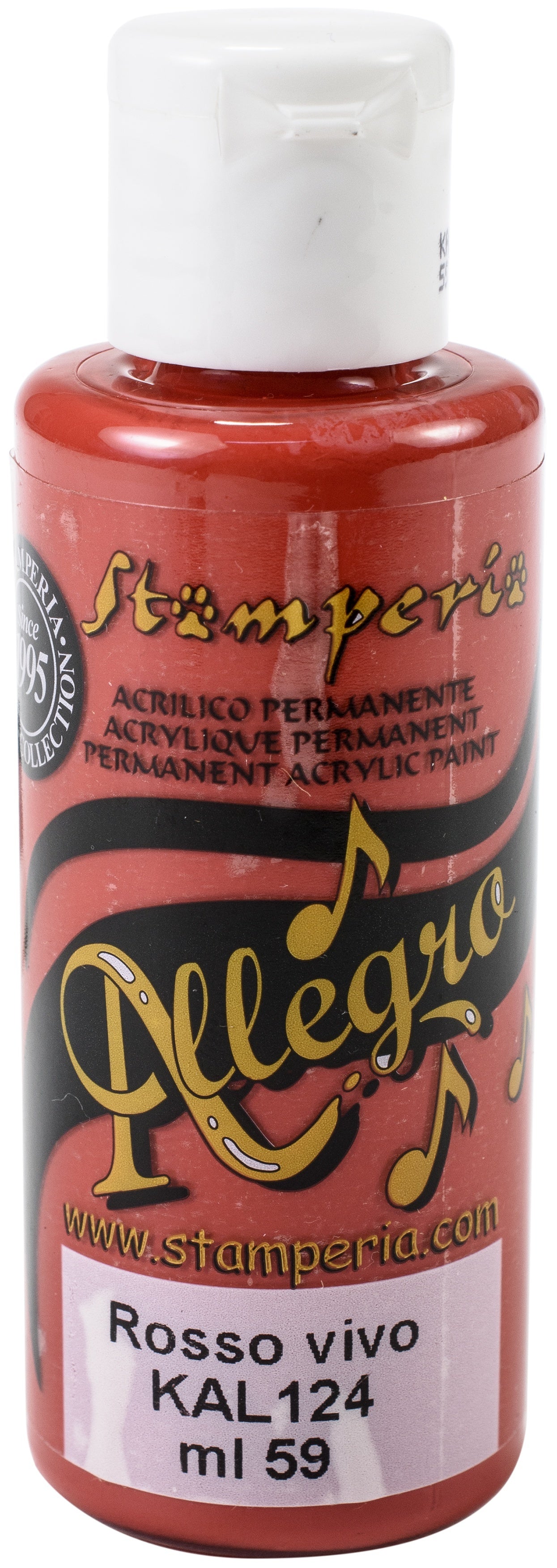 Stamperia Intl Stamperia Allegro Paint 59ml - Bright Red