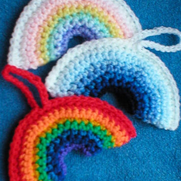 Rainbow Baby Afghan