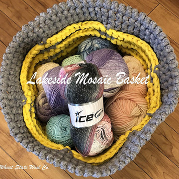Lakeside Mosaic Basket