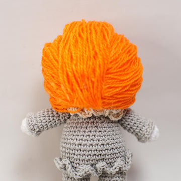 Pennywise IT clown horror amigurumi crochet