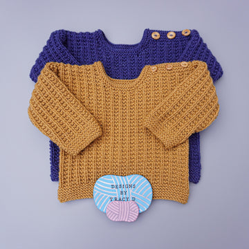 Luca Baby jumper knitting pattern