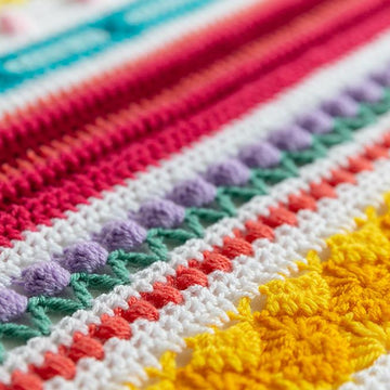 Rainbow Sampler Blanket 2