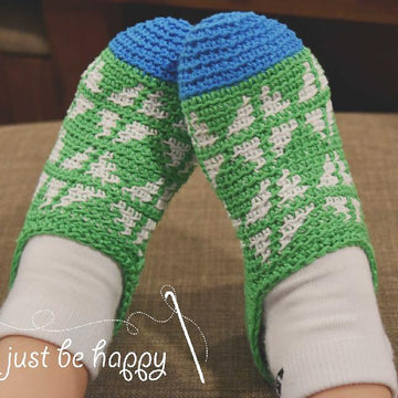 Fair Isle Slippers