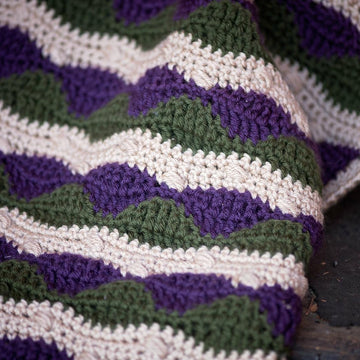 Majestic Waves Afghan