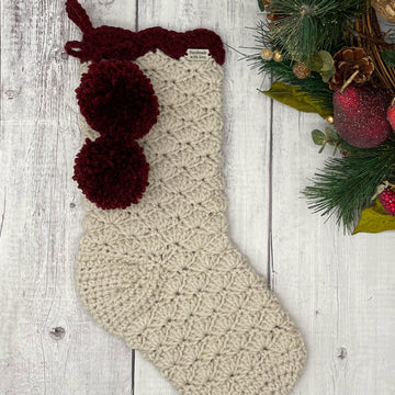 Snowball Christmas Stocking