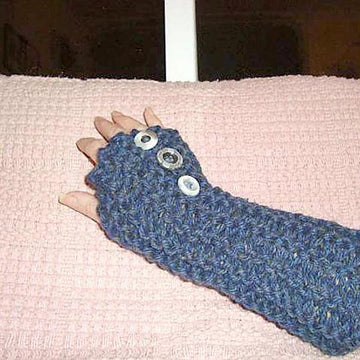 292, EASIEST KNITTED FINGERLESS GLOVES PATTERN IN THE WORLD