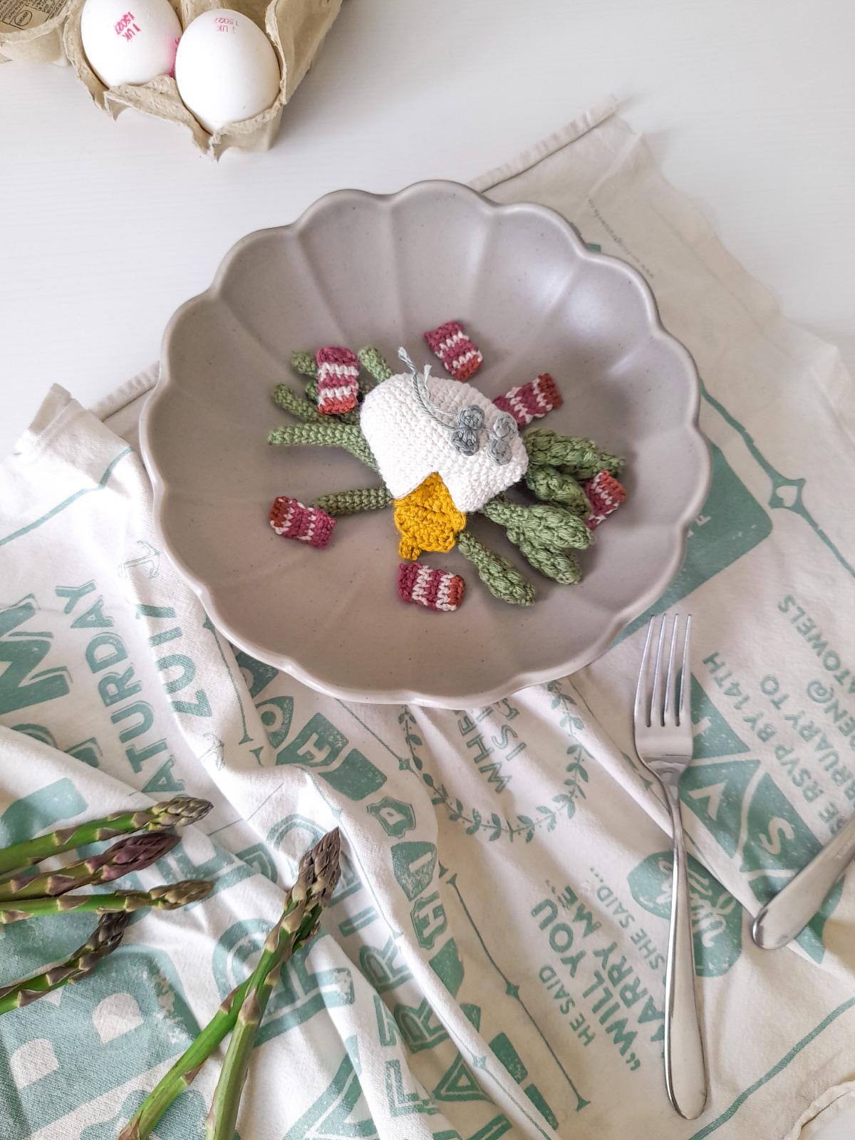 My Crochet Kitchen: Poached Eggs