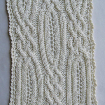 Blantrey Cable Lace Scarf