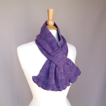 Ruffle Keyhole Scarf