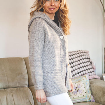 Mama Bear Hooded Cardigan