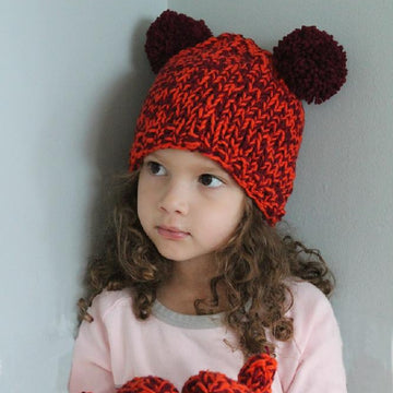 The Bear Hat and Mitten Set