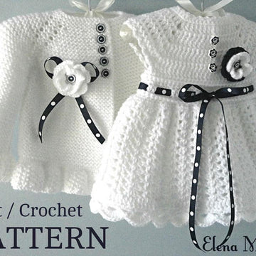 Baby Jacket Baby Dress Knitting and Crochet Baby Outfit