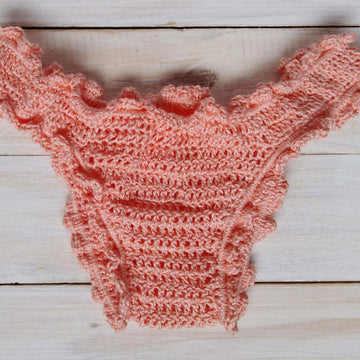 Coral Crochet Bikini