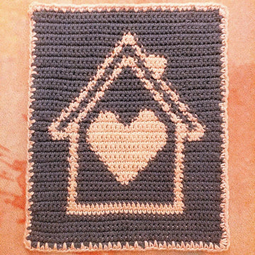 The "Home Is Love" Dishcloth