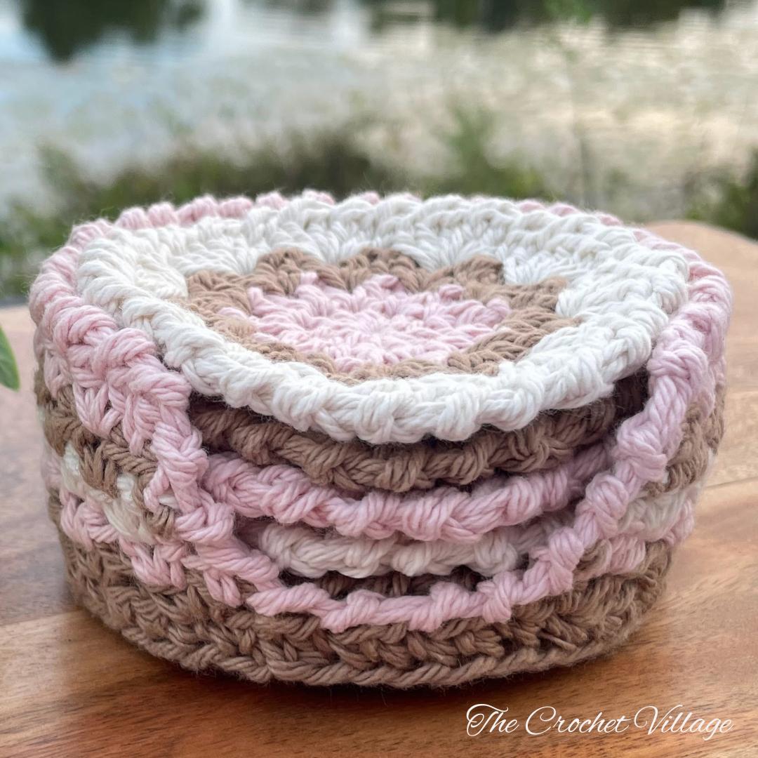 Magnolia Coasters And Holder Set