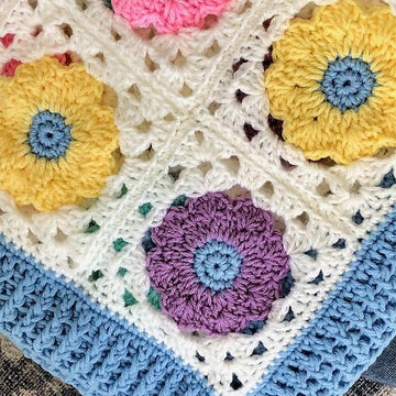 Pastel Posies Baby Blanket