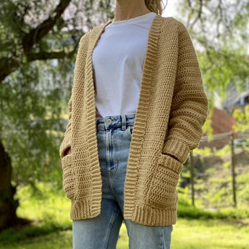 Beginner Crochet Cardigan