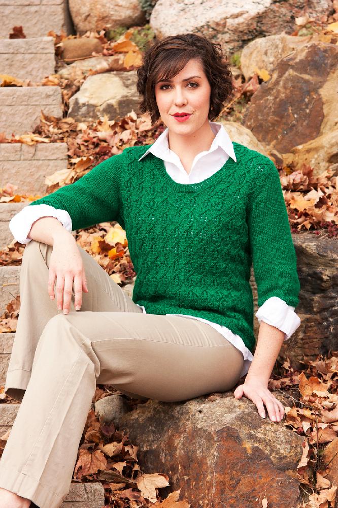 Lace Lattice Sweater