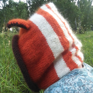Hood knitting pattern