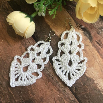 9. Long dangle wedding earrings