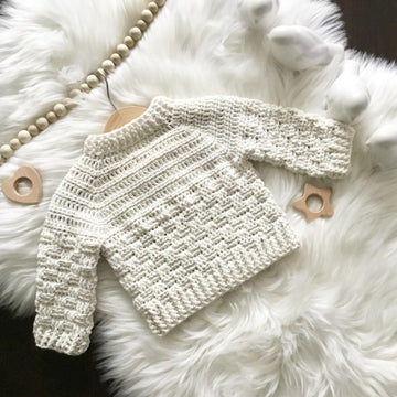 Harmony Basketweave Boy & Girl Sweater N 638
