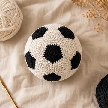 Crochet Soccer Ball Amigurumi Pattern – Digital PDF + Video Tutorial