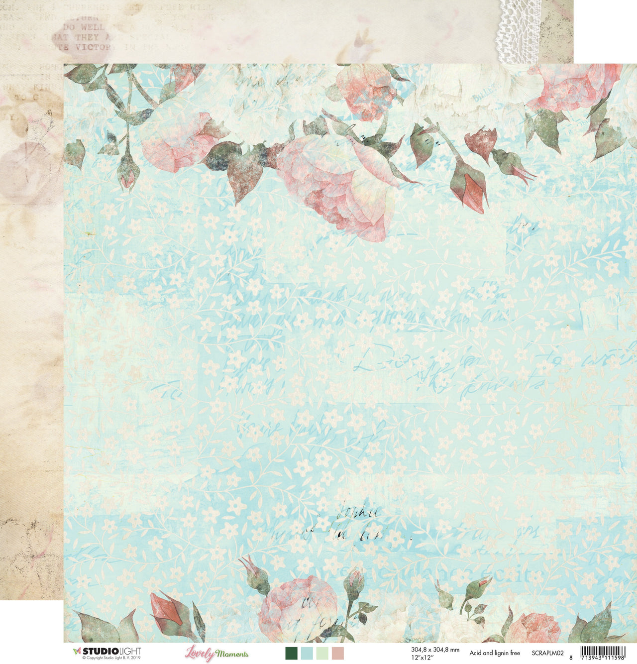 Studio Light Lovely Moments Double-Sided Cardstock 12"X12" 10/Pkg - NR. 02