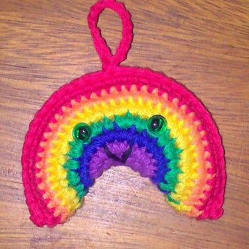 Amigurumi Moon and Rainbow