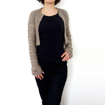 London Mist Cropped Cardi