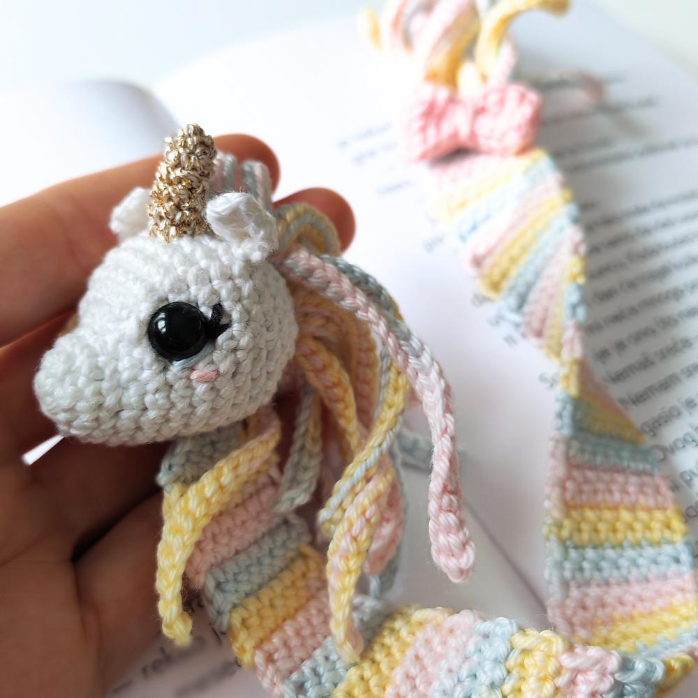 Rainbow unicorn bookmark