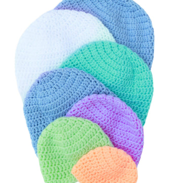 Crochet Pattern for Babies Hats, Beanies, 7 Sizes, Small, Preemie, New Born, 0-3mths, 3-6mths, 6-12mths, Toddler, CP548