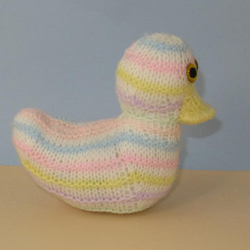 Candy Stripe Baby Duck Toy