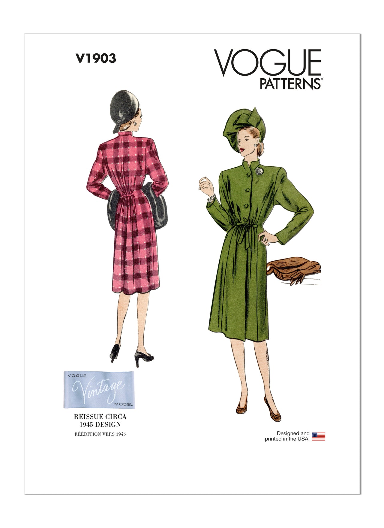 Vogue Sewing Misses' Coat V1903 - Sewing Pattern