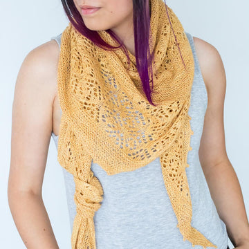 Wheat Fields Shawl