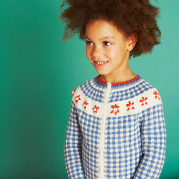 Nora Cardigan - Knitting Pattern For Kids in Debbie Bliss Baby Cashmerino