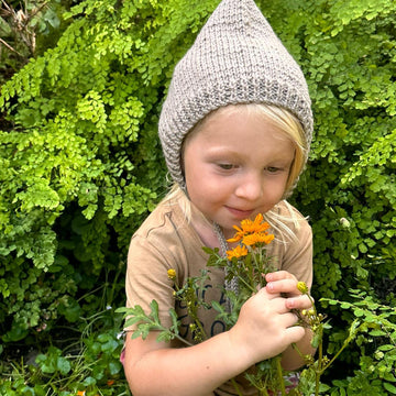 Audrey Pixie Hood Knitted